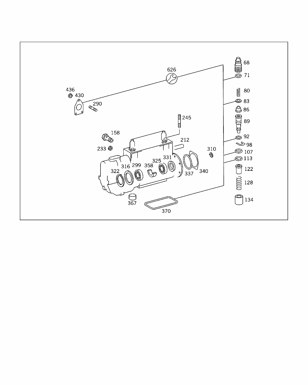 スイートピーピアス片耳